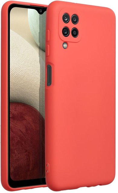 Samsung Silikon Hülle für Galaxy A12, A125, M12, M127 und A12 Nacho A127 in Rot - Bild 1