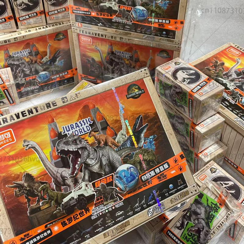 BLOKEES Jurassic World Jurassic Park Dinosaurier, Actionfigur, Blind Box - Bild 5