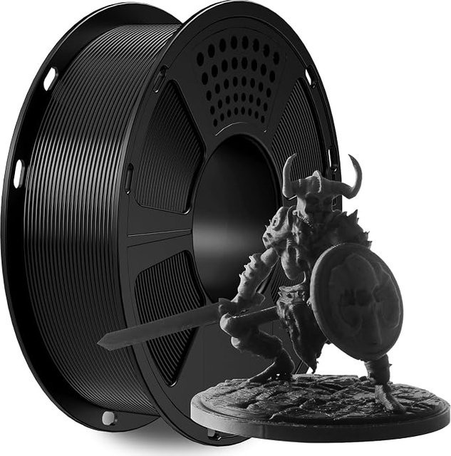 GIANTARM HS-PLA Hochgeschwindigkeits-Filament Schwarz, Durchmesser: 1,75 mm, Gewicht: 1 kg, für FDM 3D-Drucker wie Bambu Lab und Creality Ender - Bild 1
