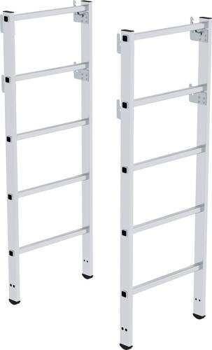 MUNK Günzburger Steigtechnik Teleskopaufsatz plus mit 3 Sprossen aus Aluminium - Bild 1