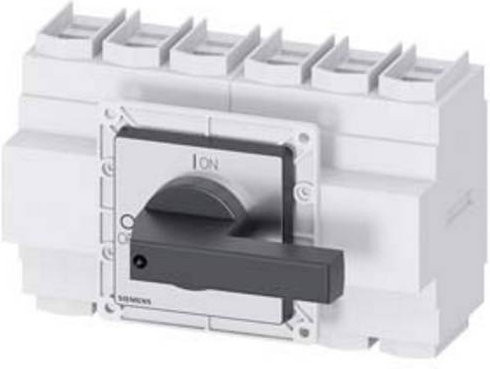 Siemens Lasttrennschalter Schwarz 6polig 160A 690 V/AC 185mm² 3LD23053VK11 - Bild 1
