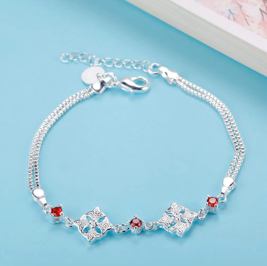 SAY Armband, 925 Silber, Zirkonia, Damen - Bild 2