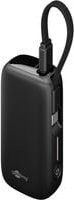 Goobay Powerbank 5.000 mAh mit integriertem USB-C Kabel 20 Watt in Schwarz - Bild 1