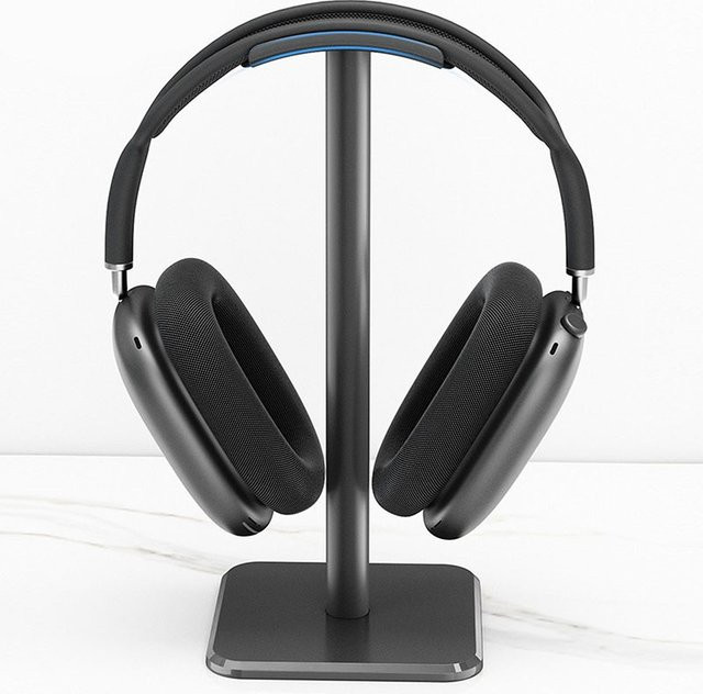 SEamopar Universal Kopfhörer Halter in Schwarz, Platzsparender Headset Ständer und Desktop-Organizer für Gaming-Kopfhörer - Bild 1