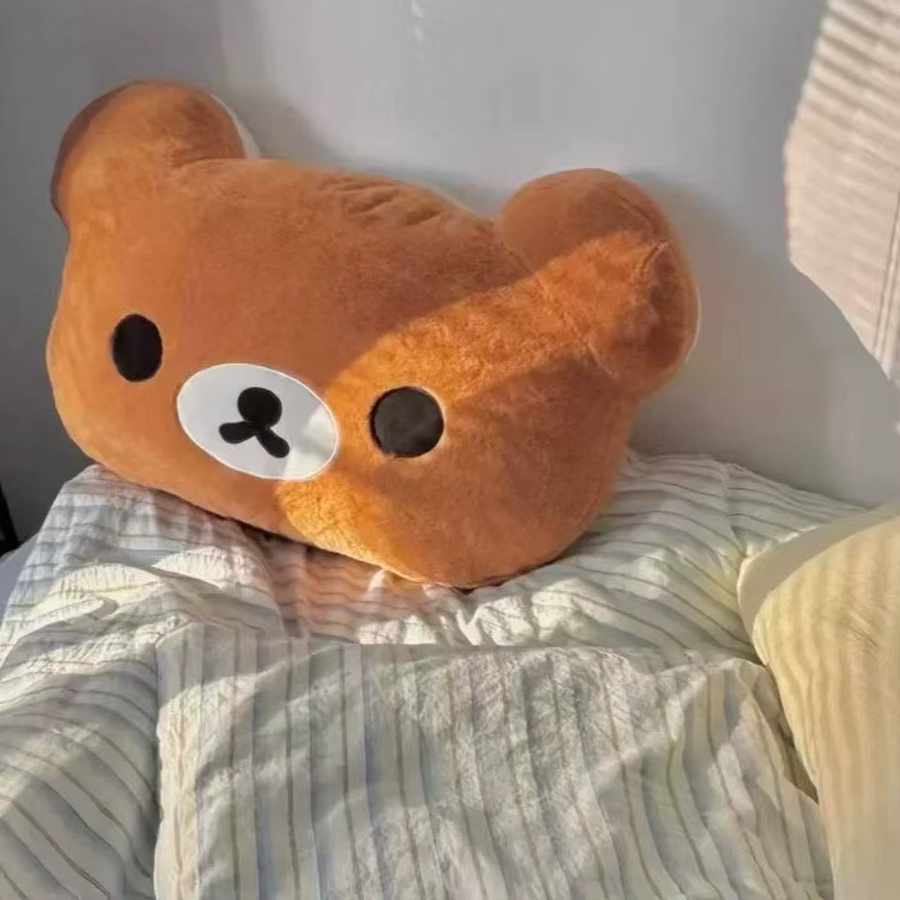Andralyn Rilakkuma Plüsch Handkissen, Bär, Braun - Bild 2