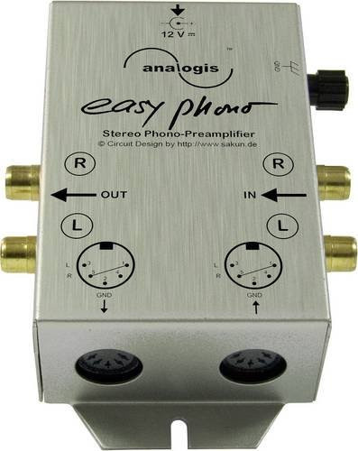 Analogis Easy Phono Phono-Vorverstärker in Silber mit RCA-Anschluss - Bild 1