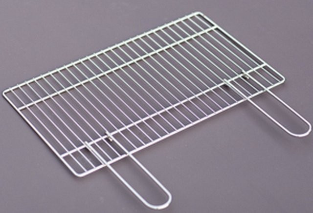 Verchromter Grillrost für Gartengrillkamine mit den Maßen B: 55 cm x T: 35 cm - Bild 1