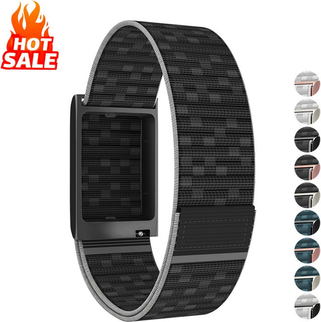 OAKCHARM Sportarmband Nylon, weiß, Unisex, für Amazfit Helio - Bild 1
