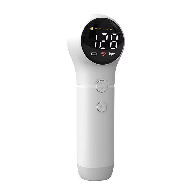 AiQUE All-in-One Fetal Doppler Ultraschall Baby Herzschlag Monitor 2,5 MHz in Weiß - Bild 4