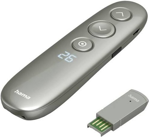 Hama Presenter Spot-Pointer V2 Digitaler Laserpointer mit Spot-Illumination und Lupe - Bild 1
