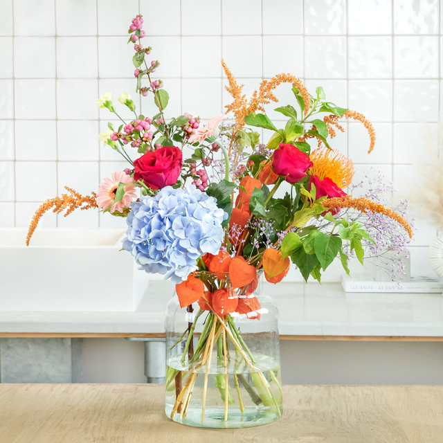 BLUME2000 Blumenbox Bella Arrangement Orange multicolour - Bild 1