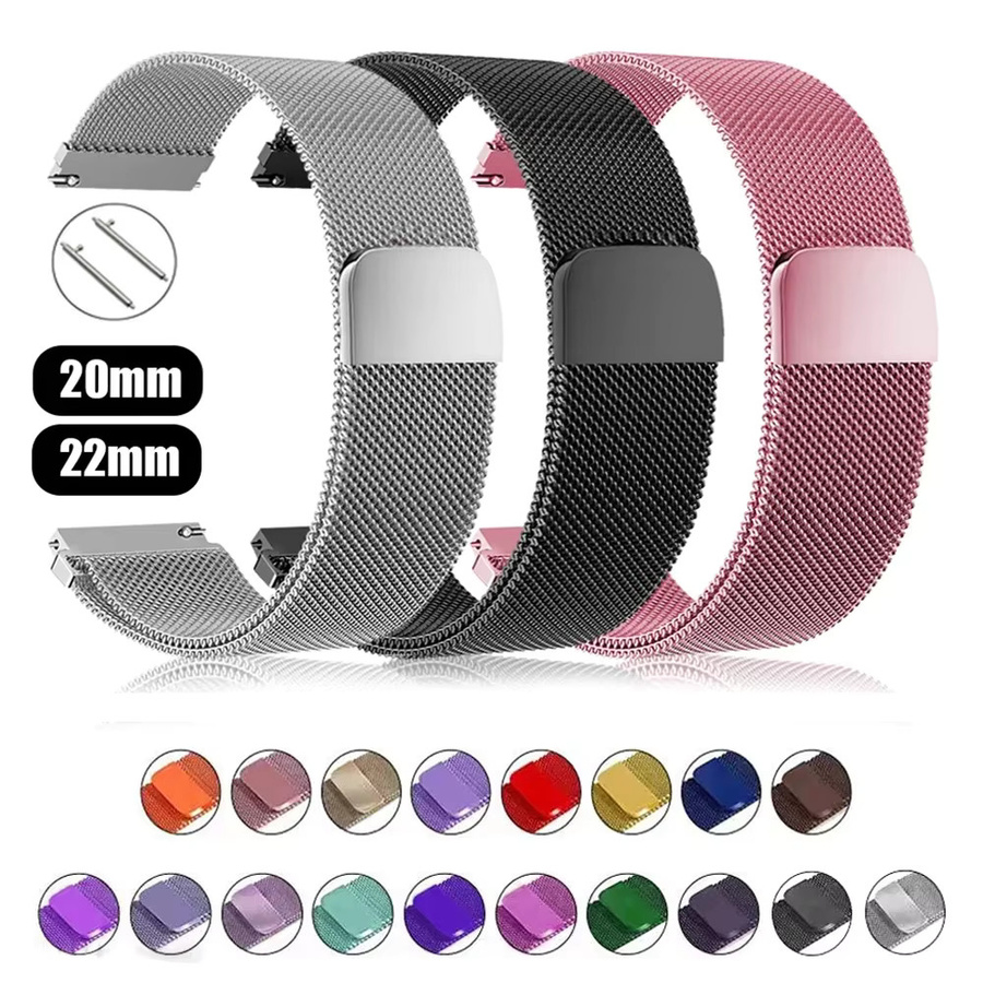Uhrenarmband Milanese Loop, Edelstahl, Klassisch, Unisex - Bild 2