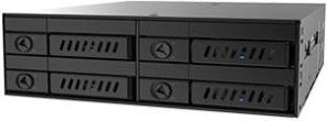 Chieftec CMR-425 Mobiles Speicher-Rack für 2.5 Zoll SATA Laufwerke in Schwarz - Bild 2