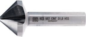 PFERD HSS Kegel- und Entgratsenker UGT 90 Grad Durchmesser 31 mm Schaft-Durchmesser 12 mm DIN 335 C in Silber - Bild 1