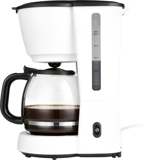 Silvercrest Kaffeemaschine SKMK 1000 A1 in Weiß mit Glaskanne und Warmhaltefunktion - Bild 1