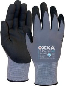 OXXA Arbeitshandschuh X-Pro-Flex AIR in Schwarz-Grau mit Nitrilbeschichtung, Größe 10 - Bild 1