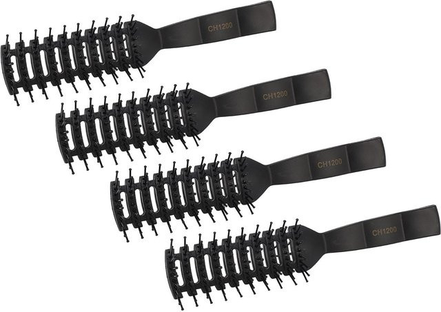 Koogeelife Haarbürste, 9 Reihen, Schwarz, Unisex - Bild 1