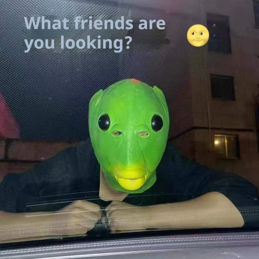Grüne Fischkopfmaske, Spielzeug, Grün - Bild 3