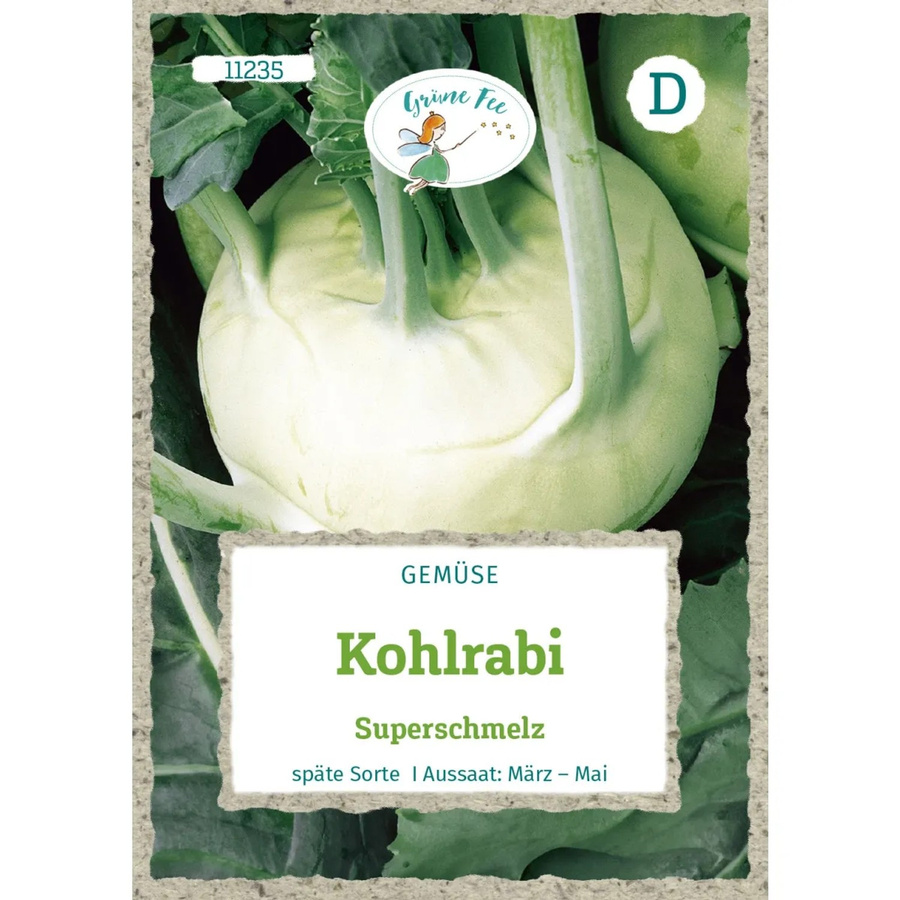 Grüne Fee Kohlrabi Superschmelz Saatgut - Bild 2