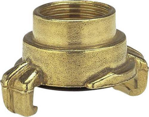 Gardena Messing Schnellkupplungs-Gewindestück mit Klauenkupplung 3/4 Zoll in Gold - Bild 1