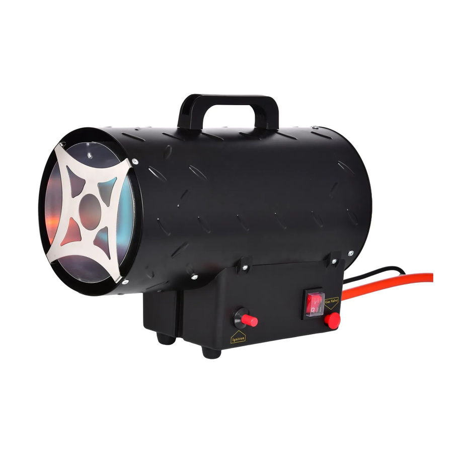 Firefix Gas-Heizgebläse BoostLine 15 kW Schwarz B/T/H: 38,0 x 30,5 x 19,0 cm - Bild 2