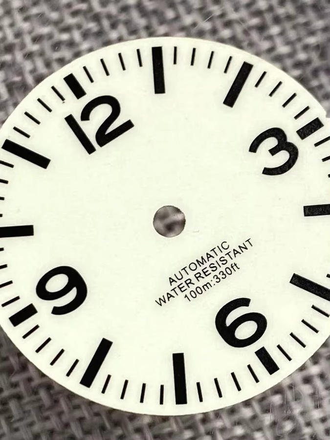 Tandorio Uhrenzubehör, Zifferblatt, 29 mm, Weiß, Unisex - Bild 2