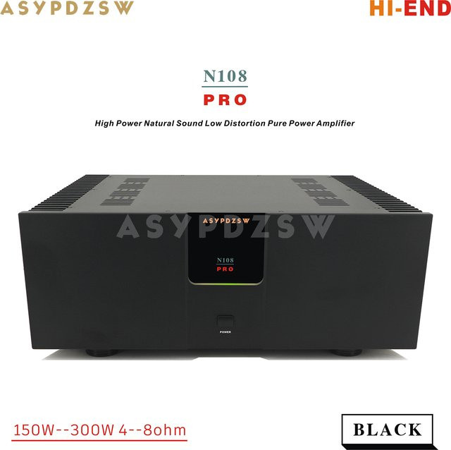 ASYPDZSW HI-END N108 Por Stereo Hochleistungs-Naturklang-Verstärker in Silber mit geringer Verzerrung und 150W-300W Leistung - Bild 1