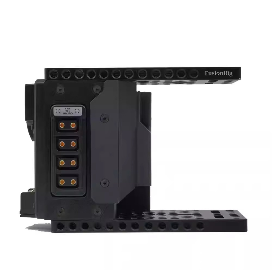 FusionRig Kamerakäfig-Erweiterungsmodul für Sony FX3 und FX30 in Schwarz, kompatibel mit Tilta TA-T16 und SmallRig 4183 - Bild 3