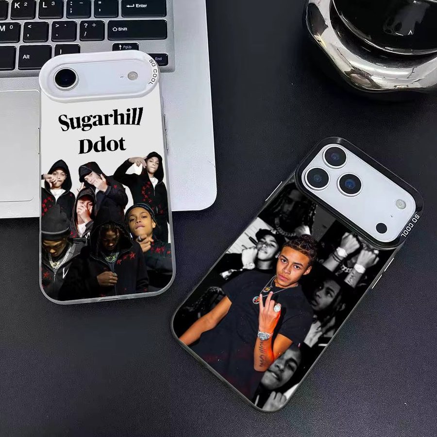 Rapper Dd Osama Handyhülle für Apple iPhone 12 13 14 15 16 17 Pro Max Plus in Multicolour mit Protect Plating Design - Bild 2