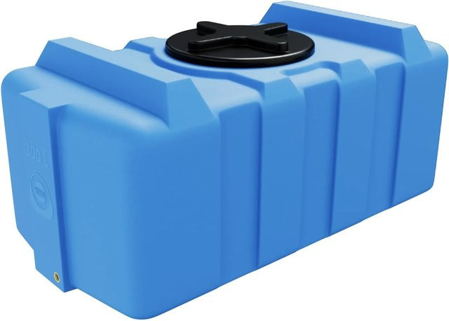 KMND Trinkwasser Wassertank Rechteckig Blau 300 l - Bild 1