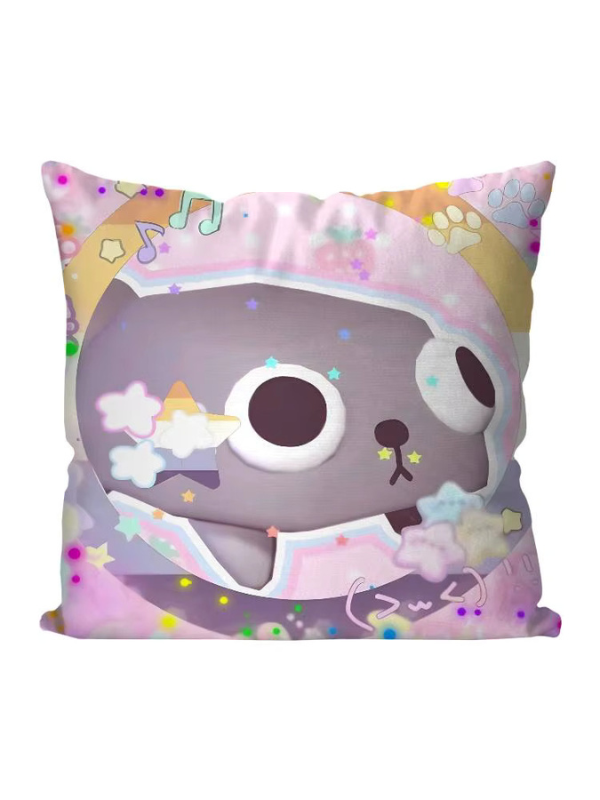 Kayoom W-World Pebble Kissenbezug, quadratischer Kissenbezug mit Grafikdesign, Multicolour, B/T/H: 40 x 40 x 40 cm - Bild 4