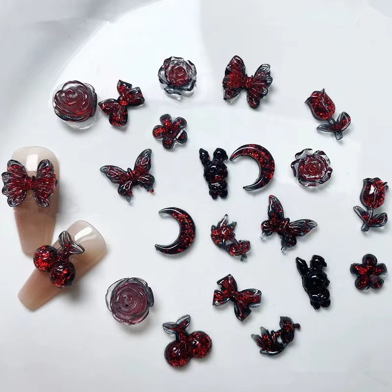 NAILFYOU Nail Art Charms, 50 Stück, Glänzend, Unisex - Bild 2