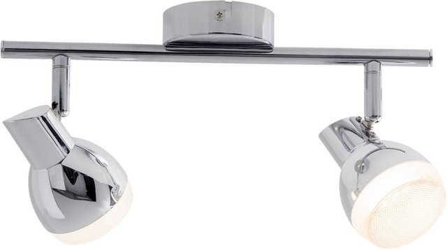 Näve LED-Deckenleuchte Chromey in Chrom, 2 Brennstellen, inkl. Leuchtmittel warmweiß, B/H/T: 30 x 13 x 8 cm - Bild 1