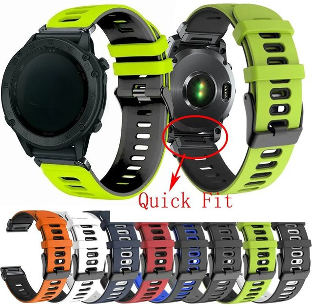 QCTOG Uhrenarmband Silikon, Zweifarbig, Unisex - Bild 1