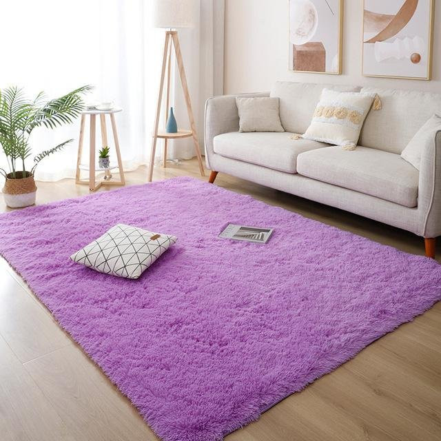 Yiran Furniture Flauschiger Teppich aus Kunstfell, rutschfest und modern, Breite: 60 cm, Tiefe: 160 cm - Bild 1