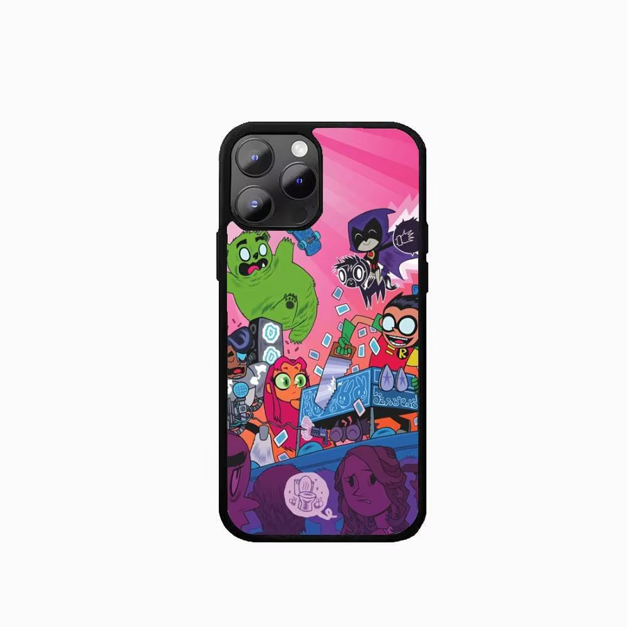 T-Teen Robin T-Titans Handyhülle für iPhone 11-16, Farbwechselnd und Transparent, Anti-Fall TPU-Hülle - Bild 4