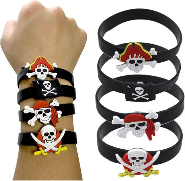 Ataozhekou Armband Ring, Silikon, Schwarz, Kinder - Bild 1