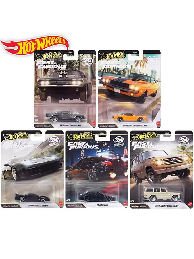 Hot Wheels Fast & Furious, Automodelle, 1:64, BMW M5 Honda NSX - Bild 2