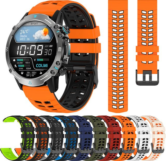 COLMI Uhrenarmband Silikon, 22 mm, Unisex - Bild 1