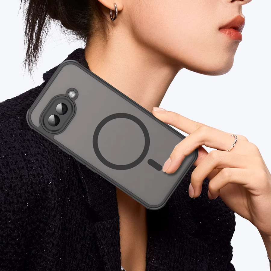 MagSafe kompatible Schutzhülle für Google Pixel 10 und 9 Pro XL aus TPU + PC in Purple, stoßfest mit staubdichter Rückseite und magnetischer kabelloser Ladefunktion - Bild 2