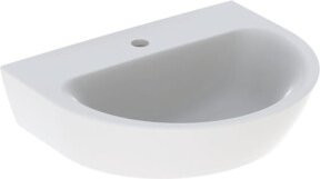 Geberit Waschtisch Renova in Weiß aus Keramik mit D-Form, B/T: 55 x 45 cm - Bild 1