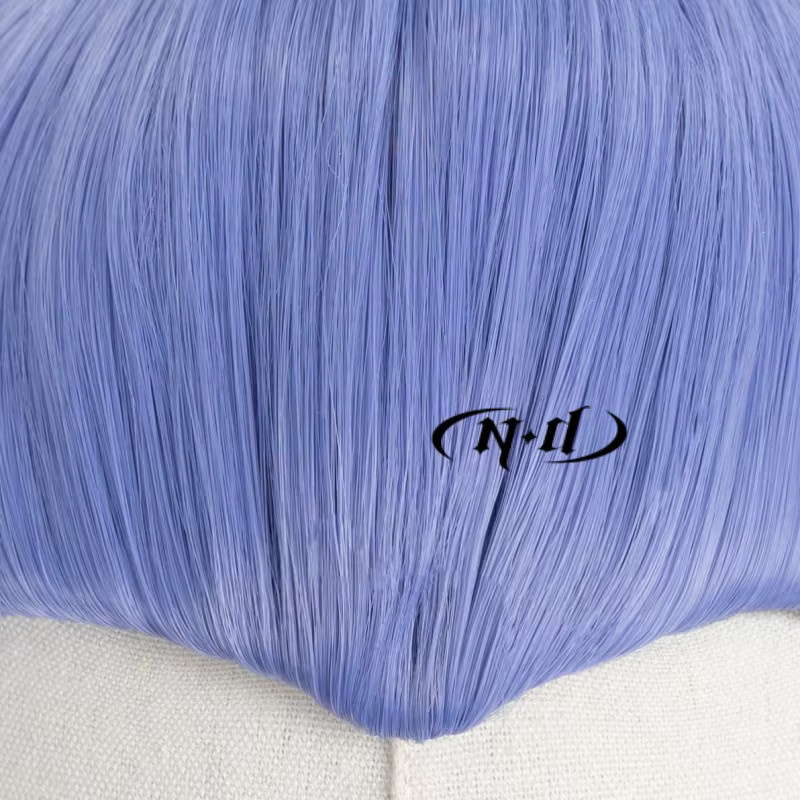N·D Ao Bing Cosplay Perücke, Blau, Synthetik, Hitzebeständig - Bild 2