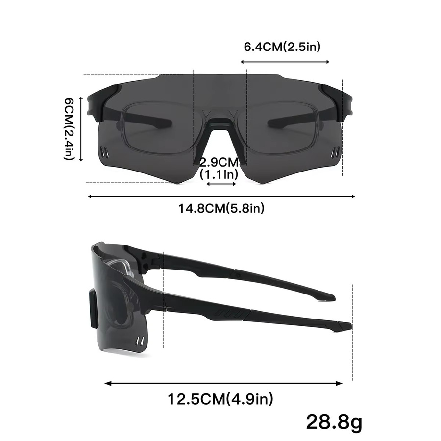 SNQP Sonnenbrille, unregelmäßiger Rahmen, Multicolor, Unisex, Kunststoff - Bild 2