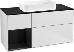 V&B Waschtischunterschrank Finion in Weiß lackiert, B/T: 120 x 60 cm - Bild 1