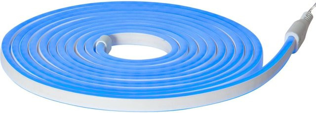 Eglo LED-Leuchtband Flatneonled in Blau, Länge: 500 cm, IP44 für Innen- und Außenbereich - Bild 1