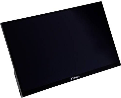 Verbatim PMT-15 Touchscreen-Monitor, 15,6 Zoll Full HD IPS Display, Schwarz, HDMI und USB-C - Bild 2