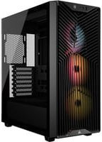 Corsair 3200D RS ARGB Mid-Tower PC-Gehäuse in Schwarz mit 3x RS120 ARGB Lüftern, unterstützt ATX, Micro-ATX und Mini-ITX sowie USB-C und USB-A Anschlüsse - Bild 1