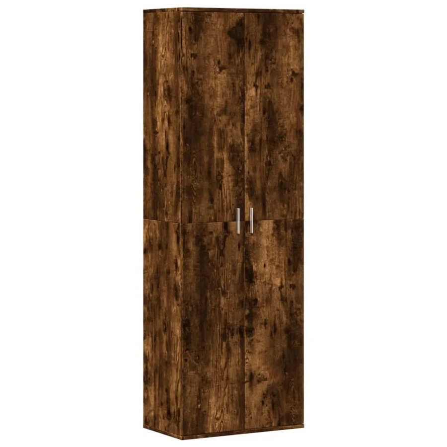 vidaXL Highboard Räuchereiche in Braun aus Holzwerkstoff B: 60 cm, T: 35 cm, H: 180 cm - Bild 2