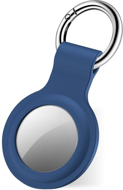 Apple AirTag-Hülle mit Schlüsselanhänger in Blau - Bild 1