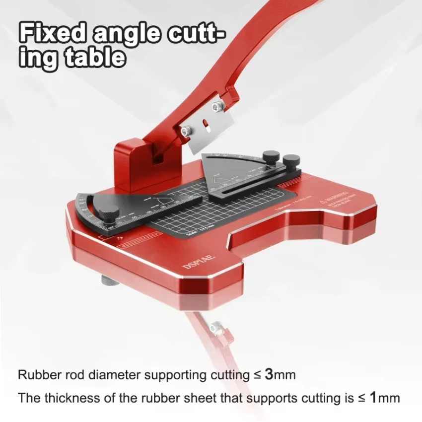 DSPIAE AT-CJ Schneidetischstation aus Aluminiumlegierung in Rot für Präzisionsarbeiten und Modellbau - Bild 2